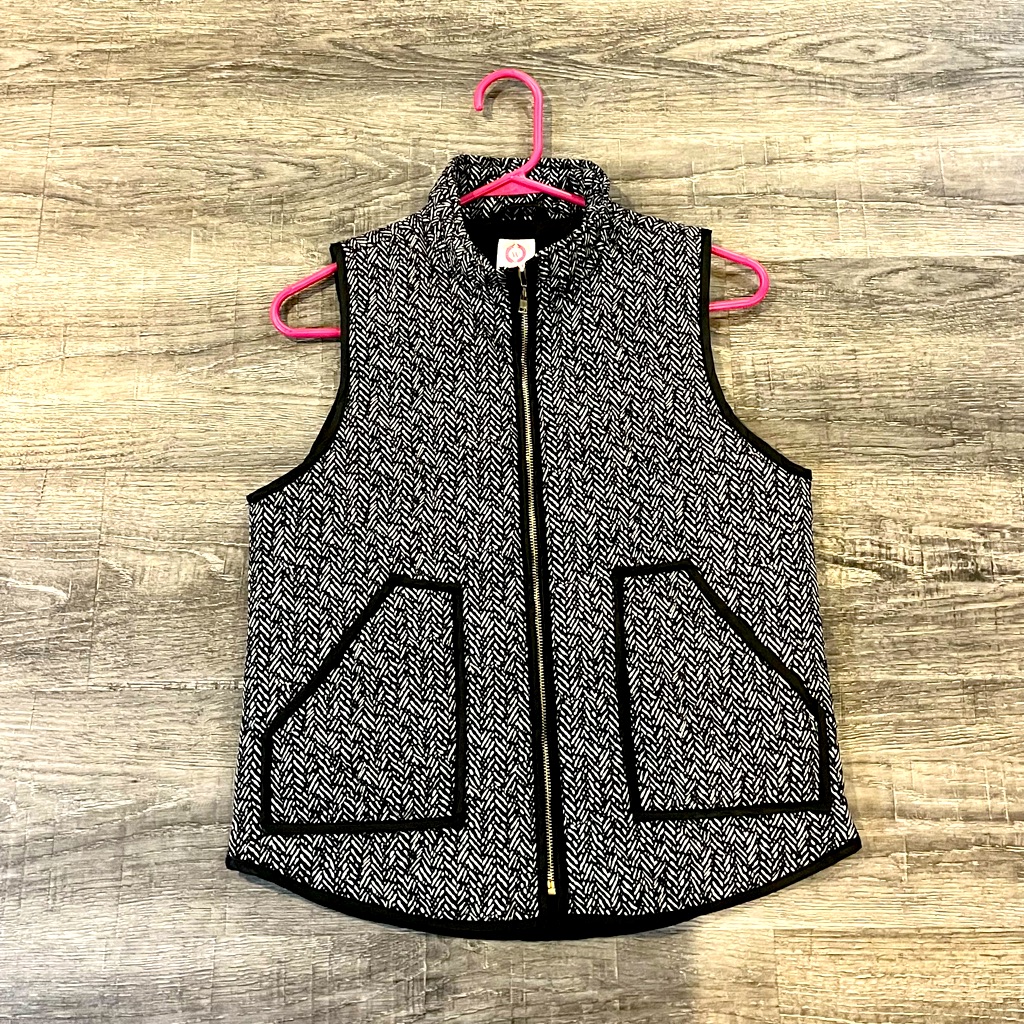 Herringbone Pattern Vest